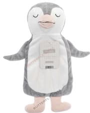 Image of Hot Water Bottle Cute Novelty Animal Faux Fur Soft Cover 1L Natural Rubber-Gift