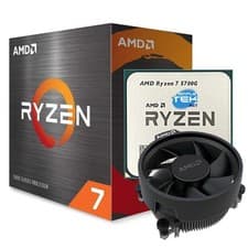 Image of AMD Ryzen 7 5700G AM4 Max 4.60GHz Processor CPU With Integrated GPU Gaming