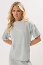 Image of PixieGirl Petite Women's Marl Soft Touch Short Sleeve Top