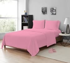 Image of Luxury Flat Sheet Egyptian Cotton 200TC Bed Sheets Single Double King Super King
