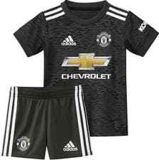 Image of Manchester Utd 2020-21 Adidas Infant Away Football Baby Kit 12-18 months