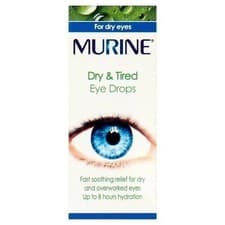 Image of Murine Dry & Tired Eye Drops 15ml | Soothing Relief for Dry, Irritated Eyes