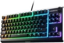 Image of SteelSeries Apex 3 TKL RGB Gaming Keyboard Tenkeyless Anti-Ghosting Quiet Switch