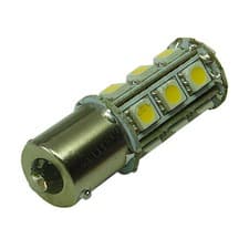 Image of BA15S 18SMD 12v 24v (10-30v) DC 3.6W Warm White LED Bulb Caravan Boat 2015