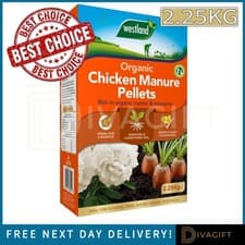 Image of WESTLAND ORGANIC CHICKEN MANURE 2.25KG SOIL ENRICHER FOR STRONG HEALTHY PLANTS