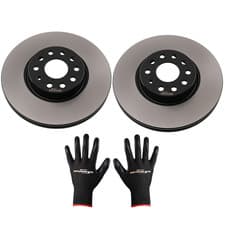 Image of Brake Discs Front Left & Right for Citroën C3 C4 Peugeot 207 307 206 4246W1