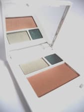 Image of CLINIQUE Blushing Blush Powder Blusher 01 AGLOW + Nightcap Eyeshadow Duo RARE