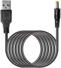 Image of 2M USB Cable Lead 2.0 To 4.0mm*1.7mm 5V 1A DC Plug Power Charger for Tablet PC