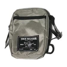 Image of True Religion Brand Jeans Craze Crossbody/Shoulder Bag TR101820 Gray Black NWT