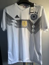 Image of Adidas Germany National Team Football Shirt 2018 Home World Cup Champions Size S