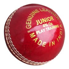 Image of Junior Cricket Ball, Youth Match or Training, 4.75oz Red - Box of 6 - CLEARANCE