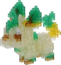 Image of New Kawada Pokemon Nanoblock Leafeon Brilliant Shining ver. 140 pcs NBPM_083