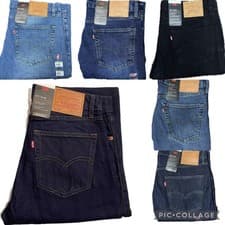 Image of New Levis 511 Slim Fit  Mens Denim Jeans Comfort Stretch Zip Fly W29-W40 L30,L32