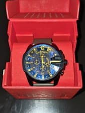Image of Diesel DZ4401 Mega Chief Chronograph Brown Strap Brand New