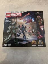 Image of LEGO Marvel Iron Man & War Machine vs Hammer Drones 204pc New Sealed Box