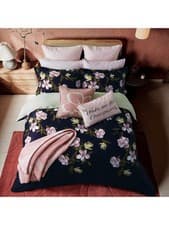 Image of Ted Baker Opal Floral Cotton Duvet Cover Set Multi - L220 x W225cm King