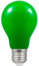 Image of Box of 20 - ES E27 Green LED Party Bulbs 1.5W External Use IP65 - Crompton
