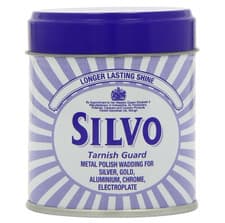 Image of Silvo Tarnish Guard Metal Polish Wadding for Silver Gold Aluminium Chrome 75g