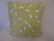 Image of SANDERSON HOME BATIK GARDEN CUSHION-GREEN/GREY 40X 40CM-NEW