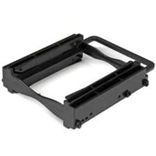 Image of StarTech.com Dual 2.5" SSD/HDD Mounting Bracket for 3.5” Drive Bay - Tool-Less I