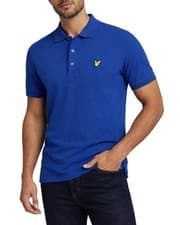 Image of Lyle & Scott Plain Polo Shirt Lucid Blue