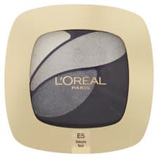 Image of L'Oreal Paris Color Riche Les Ombres Quad Eyeshadow E5 Smoky Velours Noir