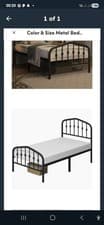 Image of Metal Bed Frame Single 3ft