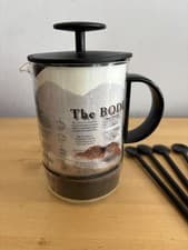 Image of BODUM Milk Frother, Black/ Transparent, 250 Ml