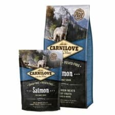 Image of Carnilove Adult Dog Food Salmon Grain Potato Free Complete Dry Feed 1.5kg 12kg