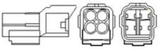 Image of LAMBDA SENSOR FOR SUBARU SUZUKI FIAT MAGNETI MARELLI 466016355120