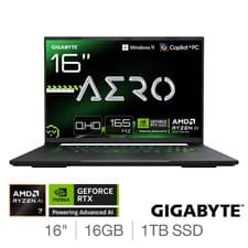 Image of Gigabyte AERO X16 Gaming Laptop 16 Inch AMD Ryzen AI 7 16GB 1TB GeForce RTX 5060