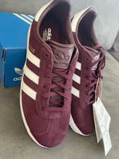 Image of Size UK 5.5 - adidas Gazelle J Maroon Cloud White