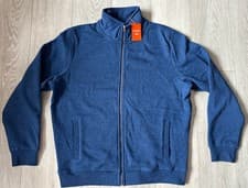 Image of Superdry New Men’s Regular Fit 3XL Blue Zip Up Jacket RRP £49.99