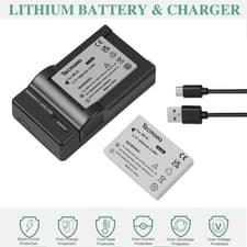 Image of 2X Battery 1600mAh For Canon NB-5L IXUS 800 850 860 870 950 960 990 IS + Charger