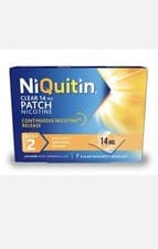 Image of Niquitin Clear Patch Step 2 14mg - 7 Patches - Stop Smoking Aid Long Expiry Date