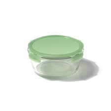 Image of LocknLock Eco Glass Food Container Dishwasher Safe Round Storage Box - 950 ml