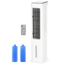 Image of HOMCOM Evaporative Air Cooler with Timer, Oscillating, Ice Cooling Tower Fan