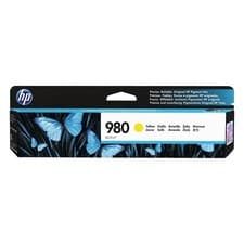 Image of Original HP 980 Yellow Ink Cartridge (D8J09A)