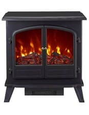 Image of Focal Point Weybourne 1850W Matt Black Electric Stove (H)670mm (W)635mm