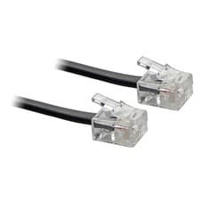 Image of 30M ADSL Internet Broadband RJ11 to RJ-11 Cable Lead - 30 Metre Long Black DSL