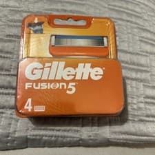 Image of Gillette Fusion 5 Mens Replacement Shaver Razor Pack1X4 Blades Cartridges NoBox
