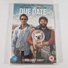 Image of Due Date DVD Comedy 2011 Zach Galifianakis Robert Downey Jr Cert 15