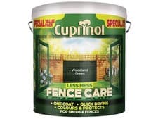 Image of Cuprinol Less Mess Fence Care Woodland Green 6 litre CUPLMFCWG6L