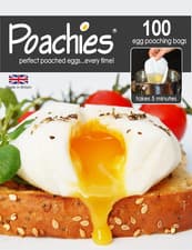 Image of Poachies Egg Poaching Bags, 17 X 13.5 X 3 Cm, Pack of 100