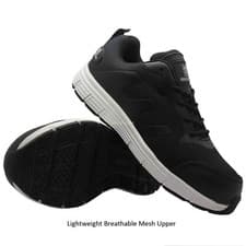 Image of WOMENS LIGHTWEIGHT WORK STEEL TOE CAP SAFETY LADIES WIDE SHOES TRAINERS BOOTS SZ