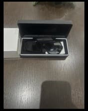 Image of Givenchy Black Signature Sunglasses Golden Frame Black Lenses