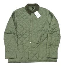 Image of Barbour Men's Light Moss Green Heritage Liddesdale Quilted Jacket