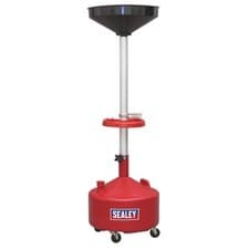 Image of Sealey AK36D Mobile Oil Drainer 36ltr Manual Discharge