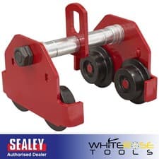 Image of Sealey Trolley Plain 1tonne For Lever Hoists Chain Blocks Lift