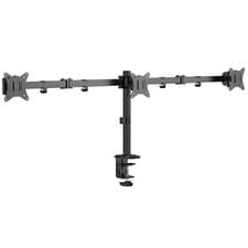 Image of Outshine Gaming Triple Monitor Mount - Adjustable, Fits 17"-27" inches, Tilting